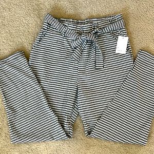 Checkered office pants